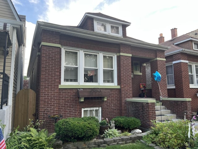 4721 W Warwick Ave, Chicago, IL 60641 - view of front of home featuring brick siding