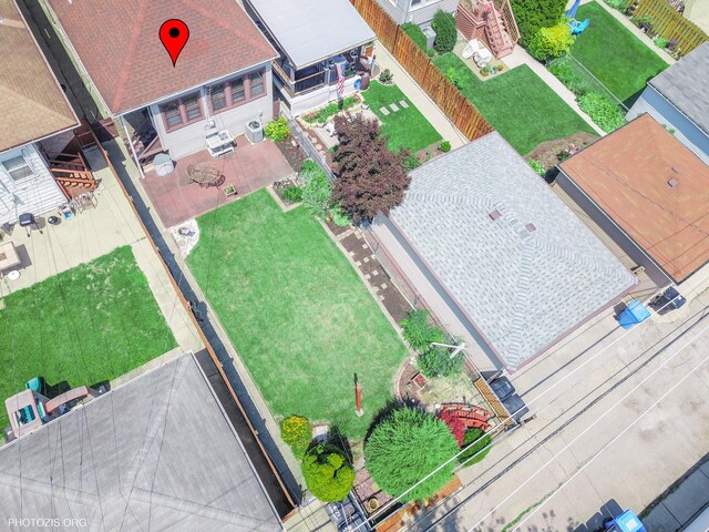 4721 W Warwick Ave, Chicago, IL 60641 - bird's eye view