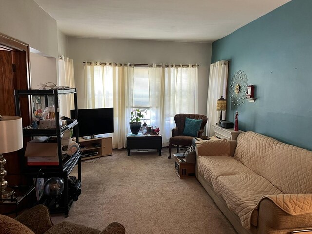4721 W Warwick Ave, Chicago, IL 60641 - carpeted living room featuring healthy amount of natural light