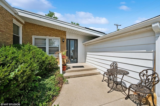 8301 N Waukegan Rd, Niles, IL 60714 - view of exterior entry with brick siding