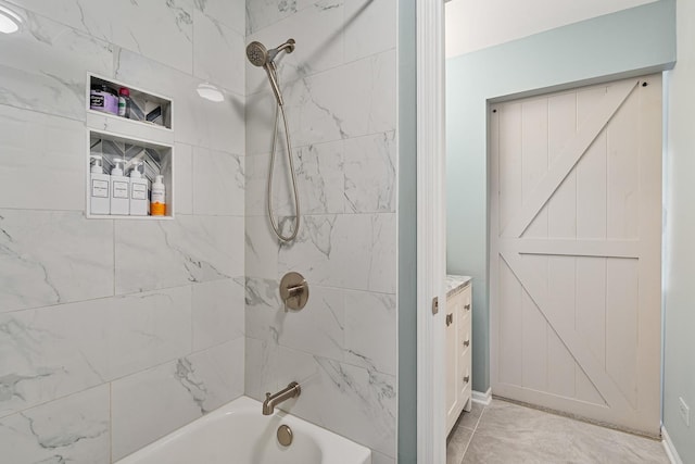 17642 Crystal Lake Dr, Homer Glen, IL 60491 - bathroom featuring  shower combination and baseboards
