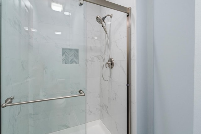 17642 Crystal Lake Dr, Homer Glen, IL 60491 - bathroom featuring a marble finish shower