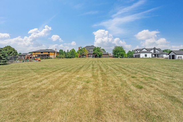 17642 Crystal Lake Dr, Homer Glen, IL 60491 - view of grassy yard with a playground