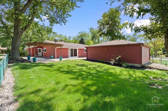 1702 Winthrop Ln, Schaumburg, IL 60193 - rear view of property featuring a pergola and a patio area