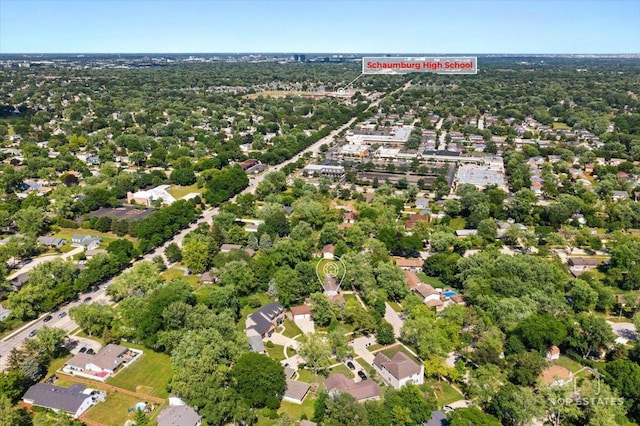 1702 Winthrop Ln, Schaumburg, IL 60193 - drone / aerial view