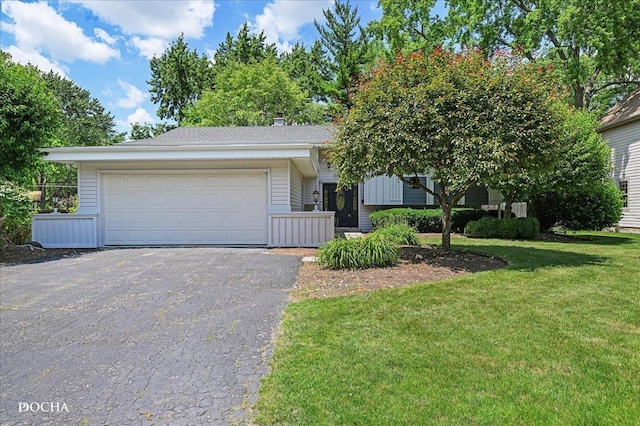425 W Gartner Rd, Naperville, IL 60540 - view of front facade featuring driveway, an attached garage, and a front lawn
