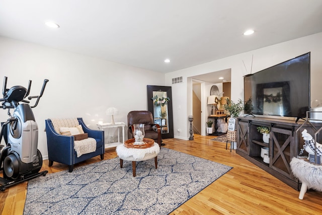 641 Sundance Dr, Bolingbrook, IL 60440 - living room featuring wood finished floors and recessed lighting
