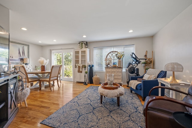 641 Sundance Dr, Bolingbrook, IL 60440 - living room with light wood-style flooring and recessed lighting