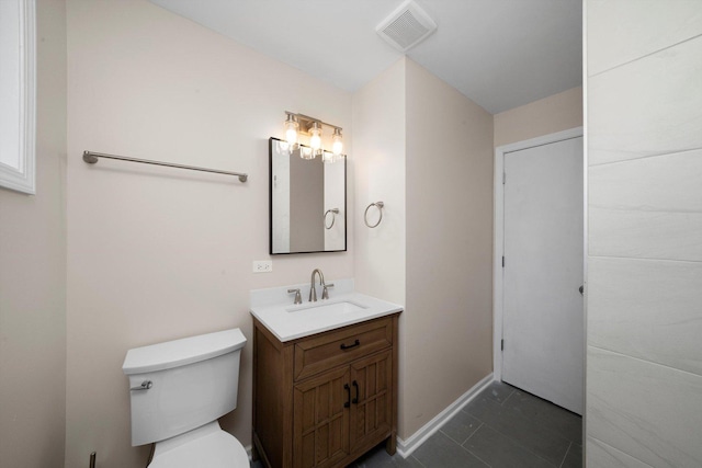 476 W 17th St, Chicago Heights, IL 60411 - bathroom featuring vanity and toilet