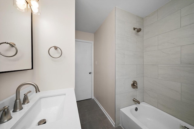 476 W 17th St, Chicago Heights, IL 60411 - bathroom featuring tile patterned floors and  shower combination