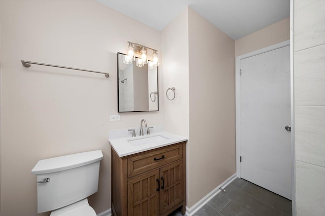 476 W 17th St, Chicago Heights, IL 60411 - bathroom featuring vanity and toilet
