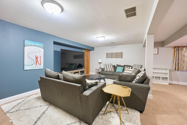 671 Teal Ct, Dekalb, IL 60115 - living room featuring baseboards and carpet floors