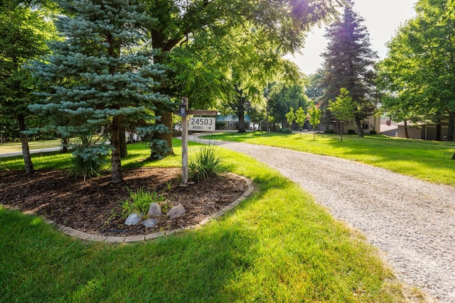 24503 Iroquois Ln, Hudson, IL 61748 - view of dirt / gravel driveway