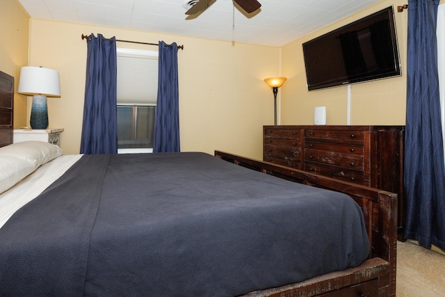 24503 Iroquois Ln, Hudson, IL 61748 - bedroom featuring carpet flooring and ceiling fan
