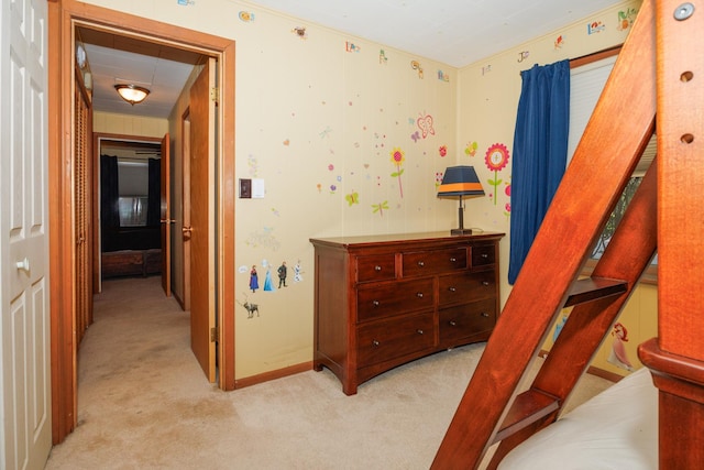 24503 Iroquois Ln, Hudson, IL 61748 - hallway with carpet flooring and baseboards