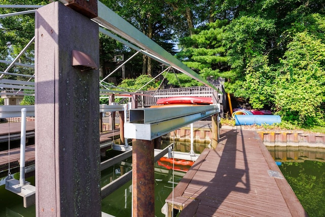 24503 Iroquois Ln, Hudson, IL 61748 - dock with boat lift
