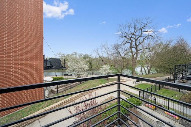 2864 N Riverwalk Dr, Chicago, IL 60618 - view of balcony