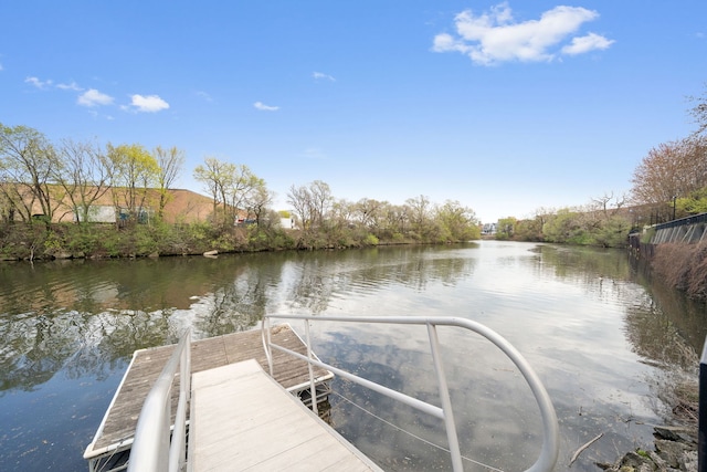 2864 N Riverwalk Dr, Chicago, IL 60618 - dock area with a water view