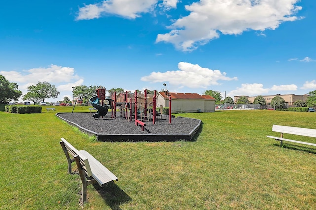 179 Roberts Rd, Bolingbrook, IL 60440 - communal playground featuring a lawn