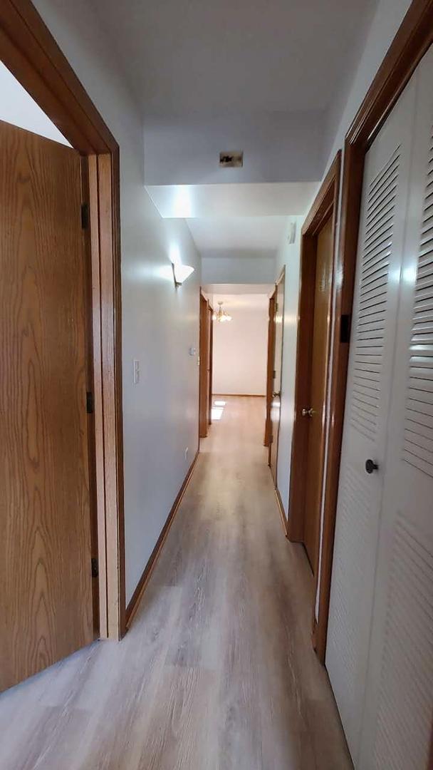 222 W 26th St Unit 202, Chicago, IL 60616 - hall featuring light wood finished floors and baseboards