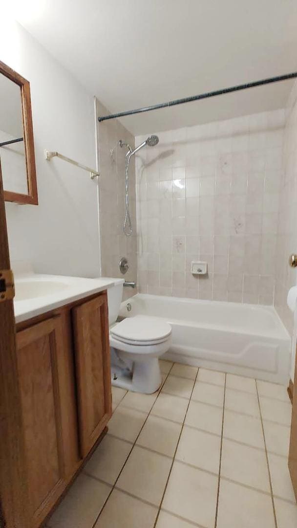 222 W 26th St Unit 202, Chicago, IL 60616 - full bath with vanity, bathtub / shower combination, and tile patterned floors