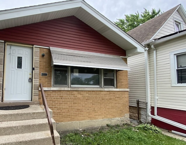 9221 S Normal Ave, Chicago, IL 60620 - doorway to property featuring brick siding