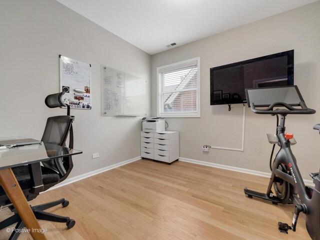 2026 W Pierce Ave Unit 7, Chicago, IL 60622 - home office featuring wood finished floors