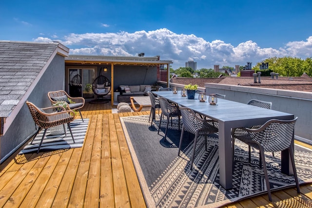 2026 W Pierce Ave Unit 7, Chicago, IL 60622 - deck with outdoor lounge area