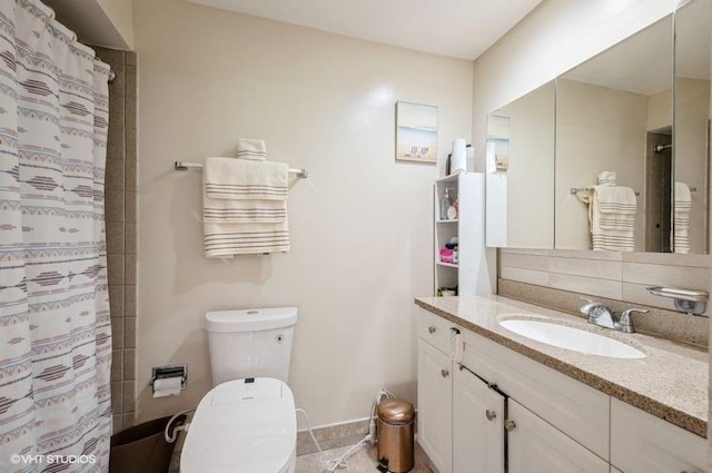 2005 Valencia Dr Unit 301, Northbrook, IL 60062 - bathroom featuring vanity and a shower with shower curtain