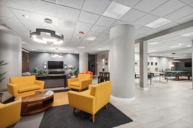 505 N Lake Shore Dr Unit 408, Chicago, IL 60611 - common area featuring a drop ceiling