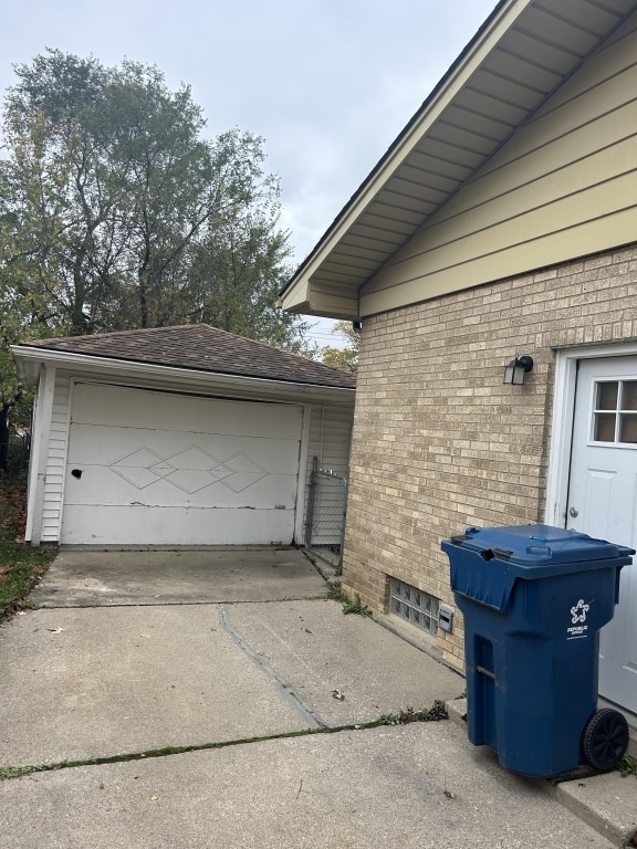 248 W Elmwood Dr, Chicago Heights, IL 60411 - view of garage