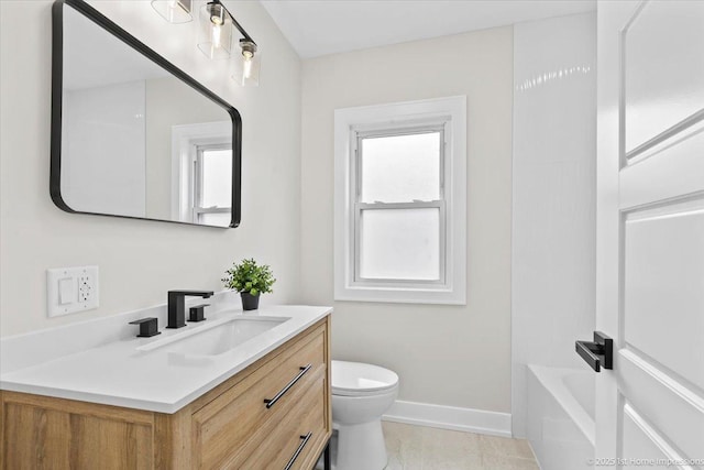 2552 W 117th Pl, Chicago, IL 60655 - full bathroom featuring vanity and baseboards