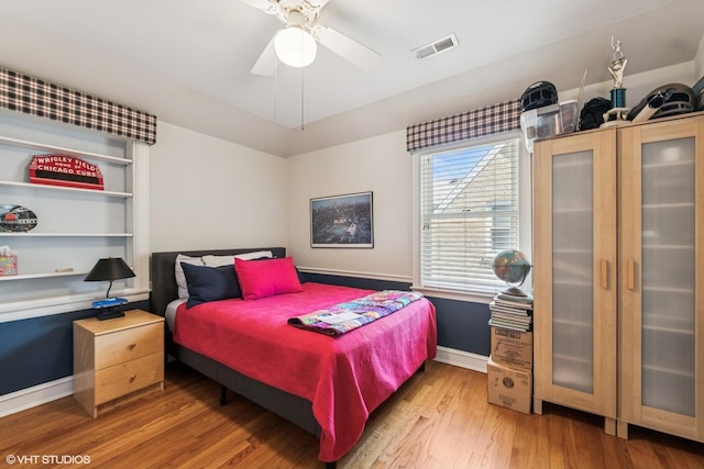 1820 N 75th Ct, Elmwood Park, IL 60707 - bedroom featuring wood finished floors and ceiling fan