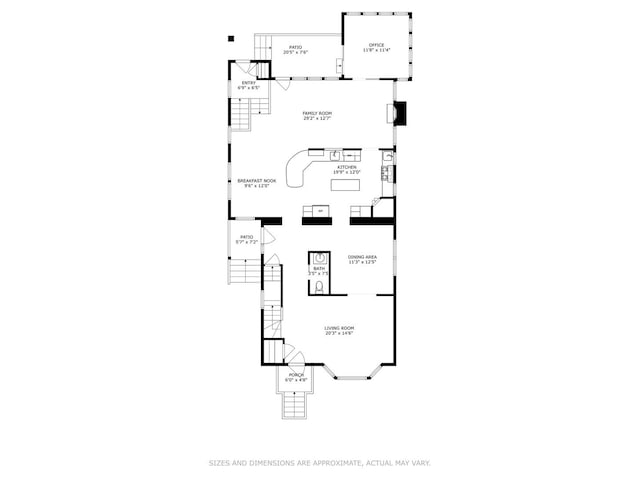 1820 N 75th Ct, Elmwood Park, IL 60707 - view of home floor plan
