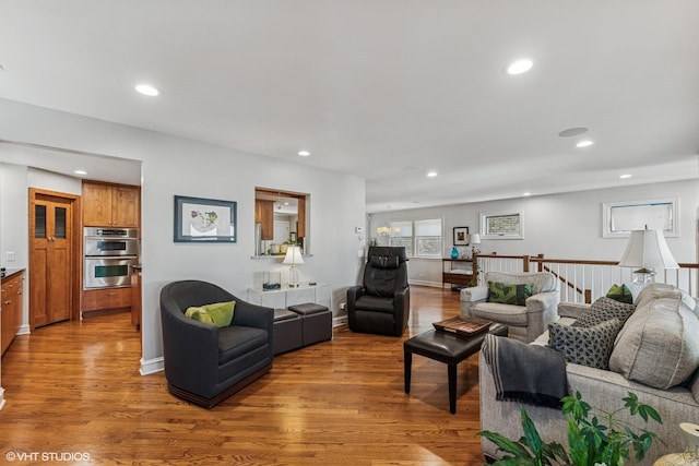 1820 N 75th Ct, Elmwood Park, IL 60707 - living area featuring recessed lighting and wood finished floors