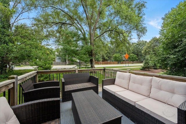 657 Bourbon Ct, Naperville, IL 60565 - wooden terrace with outdoor lounge area