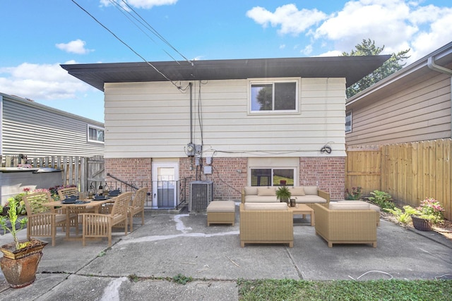 14112 S Hoxie Ave, Burnham, IL 60633 - view of patio / terrace with outdoor lounge area