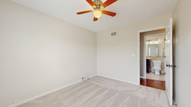 228 Dunton Ct, Mundelein, IL 60060 - carpeted spare room with ceiling fan and baseboards
