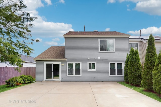 228 Dunton Ct, Mundelein, IL 60060 - rear view of property with a patio area and a shingled roof
