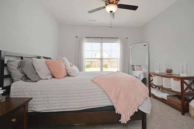 1723 Glenbridge Rd, Bloomington, IL 61704 - carpeted bedroom with a ceiling fan