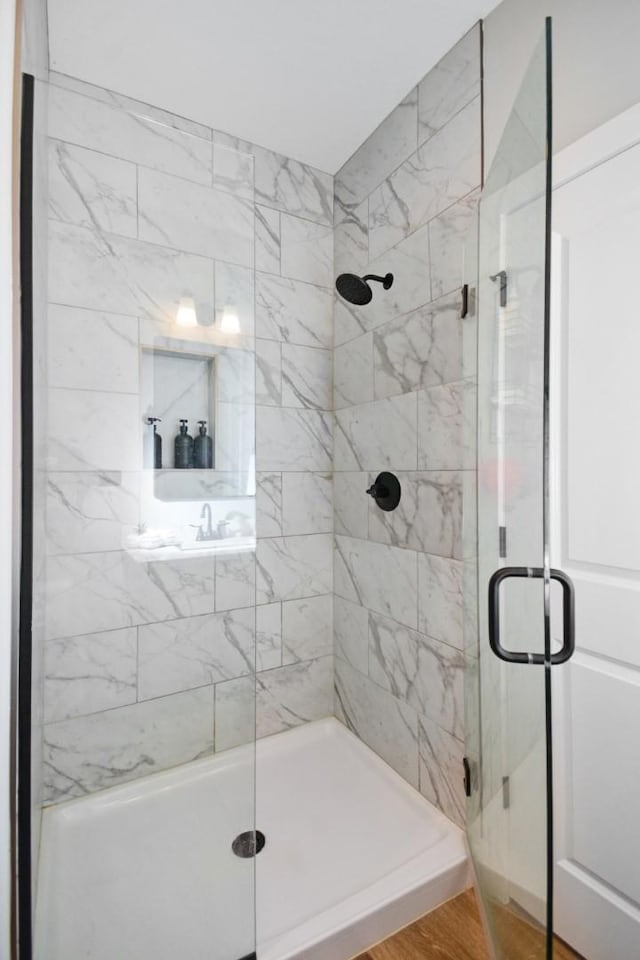 1723 Glenbridge Rd, Bloomington, IL 61704 - full bathroom with a shower stall
