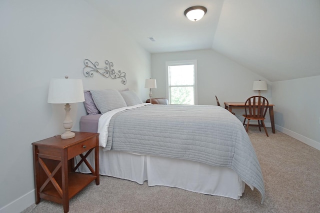 1723 Glenbridge Rd, Bloomington, IL 61704 - bedroom with vaulted ceiling and light carpet