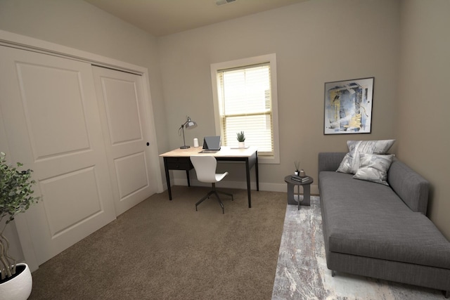 1723 Glenbridge Rd, Bloomington, IL 61704 - carpeted home office with baseboards