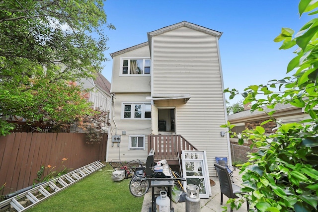 5044 W Roscoe St, Chicago, IL 60641 - rear view of property