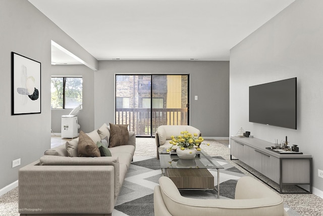 1249 Cunningham Dr Unit 2E, Calumet City, IL 60409 - living room featuring baseboards
