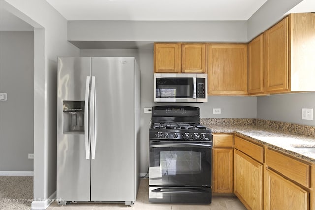 1249 Cunningham Dr Unit 2E, Calumet City, IL 60409 - kitchen featuring stainless steel appliances and light stone countertops