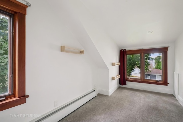 2111 Lake Ave, Wilmette, IL 60091 - carpeted spare room with a baseboard radiator and healthy amount of natural light