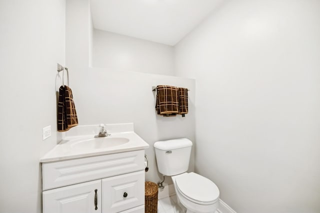 1054 Seneca Rd, Wilmette, IL 60091 - half bath with vanity and tile patterned flooring