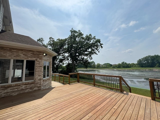 411 Westridge Rd, Joliet, IL 60431 - deck with a water view