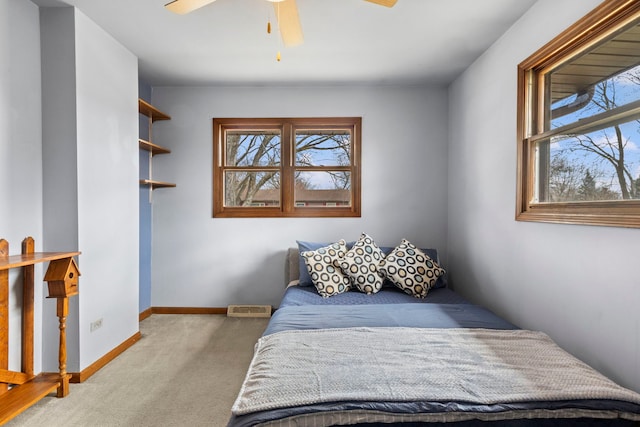 440 Charles Ct, South Elgin, IL 60177 - bedroom featuring carpet flooring and a ceiling fan